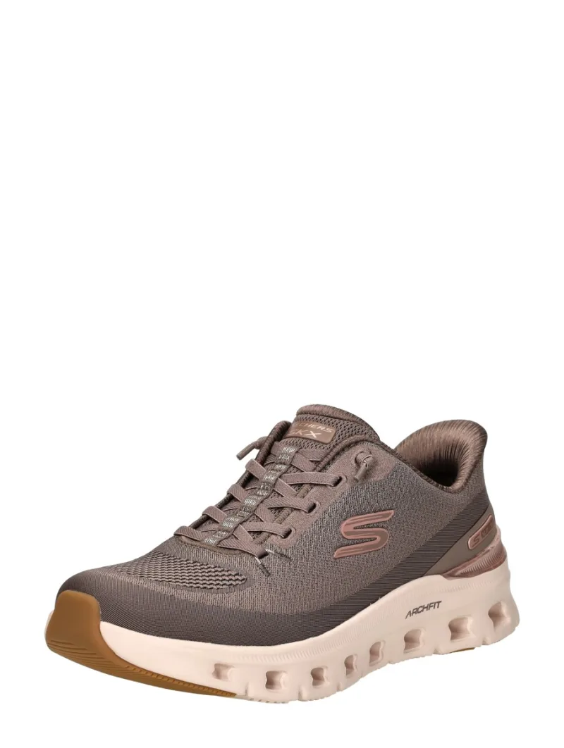 Skechers Slip-Ins: Arch Fit Glide-Step Pro, lage veterschoenen voor dames in donkerbruin, foto 2 van 2