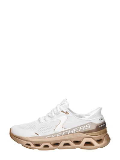 Skechers Slip-Ins: Glide-Step Altus, lage veterschoenen voor dames in wit, foto 1 van 4