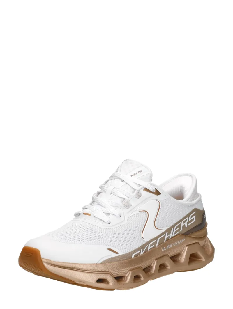 Skechers Slip-Ins: Glide-Step Altus, lage veterschoenen voor dames in wit, foto 2 van 2