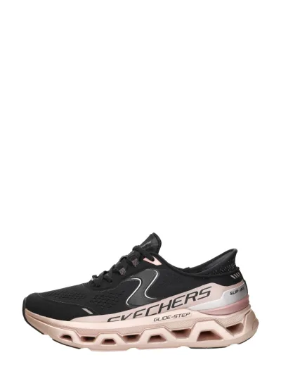 Skechers Slip-Ins: Glide-Step Altus, lage veterschoenen voor dames in zwart, foto 1 van 4