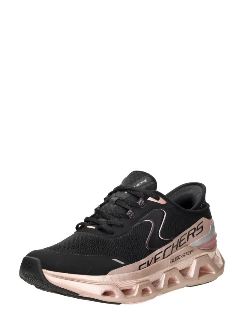 Skechers Slip-Ins: Glide-Step Altus, lage veterschoenen voor dames in zwart, foto 2 van 2