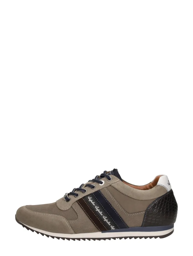 Australian Camaro, lage veterschoenen voor heren in taupe