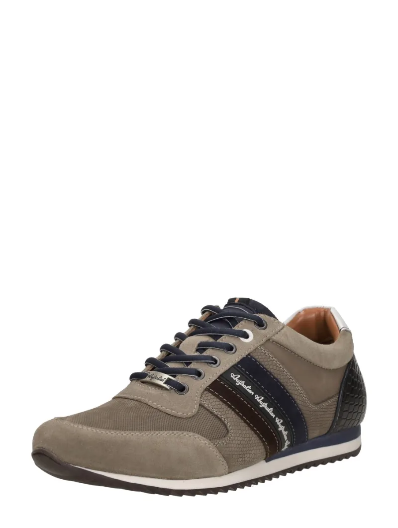 Australian Camaro, lage veterschoenen voor heren in taupe, foto 2 van 2