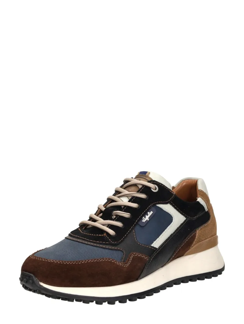 Australian Yamato, lage veterschoenen voor heren in blauw, foto 2 van 2