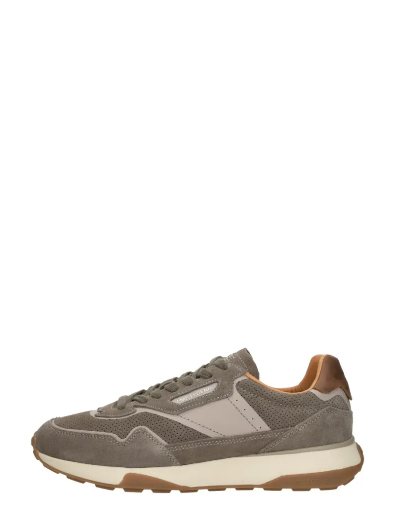 PME Legend Latch RS-10, lage veterschoenen voor heren in taupe