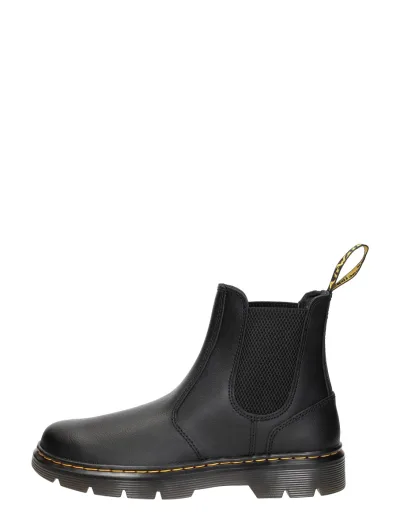 Dr. Martens Aprile Chelsea, enkellaarsjes plat voor dames in zwart, foto 1 van 4