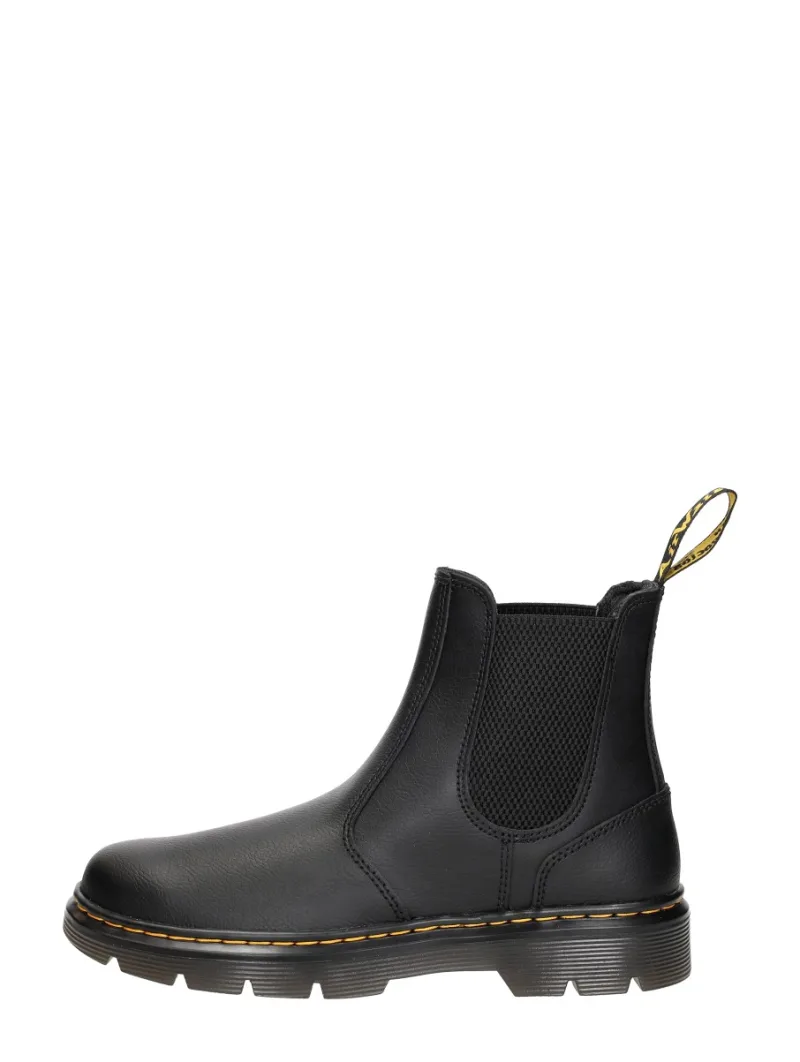 Dr. Martens Aprile Chelsea, enkellaarsjes plat voor dames in zwart