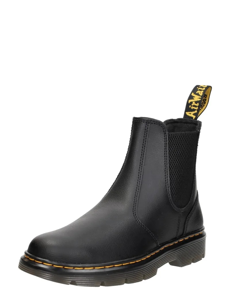 Dr. Martens Aprile Chelsea, enkellaarsjes plat voor dames in zwart, foto 2 van 2