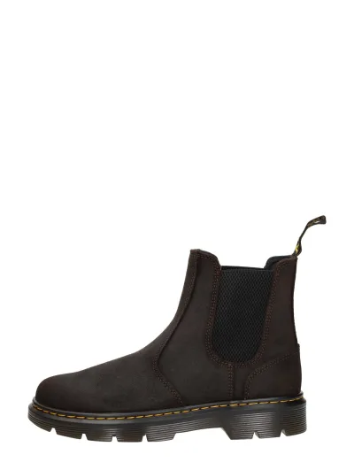 Dr. Martens Aprile Chelsea, enkellaarsjes plat voor dames in donkerbruin, foto 1 van 4