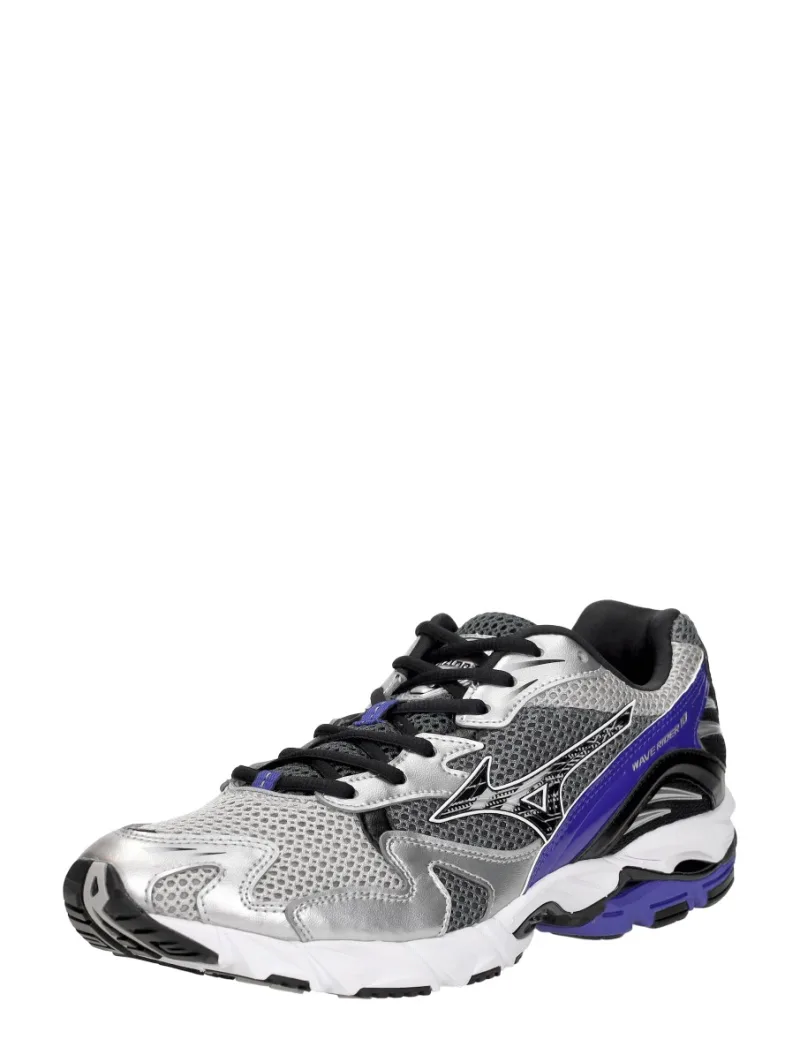 Mizuno Wave Rider 10 zilver, lage sneakers voor heren in zilverkleur, foto 2 van 2