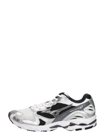 Mizuno Wave Rider 10, lage sneakers voor heren in wit, foto 1 van 4