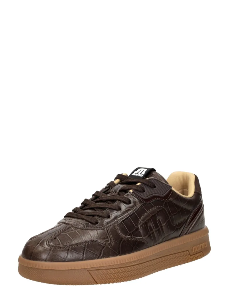 Maruti Yale, lage veterschoenen voor dames in donkerbruin, foto 2 van 2