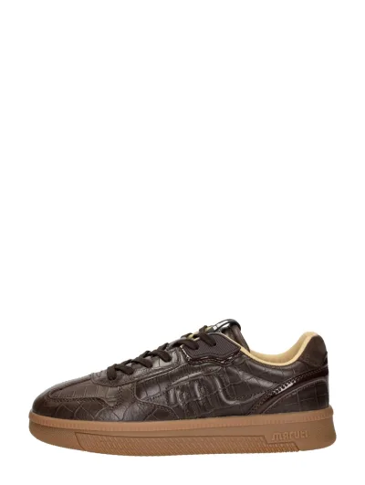 Maruti Yale, lage veterschoenen voor dames in donkerbruin, foto 1 van 4
