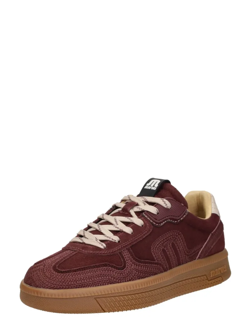 Maruti Yale Emboidery, lage veterschoenen voor dames in bordeaux, foto 2 van 2