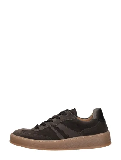 Gabor Sneakers Laag, lage veterschoenen voor dames in donkerbruin, foto 1 van 4