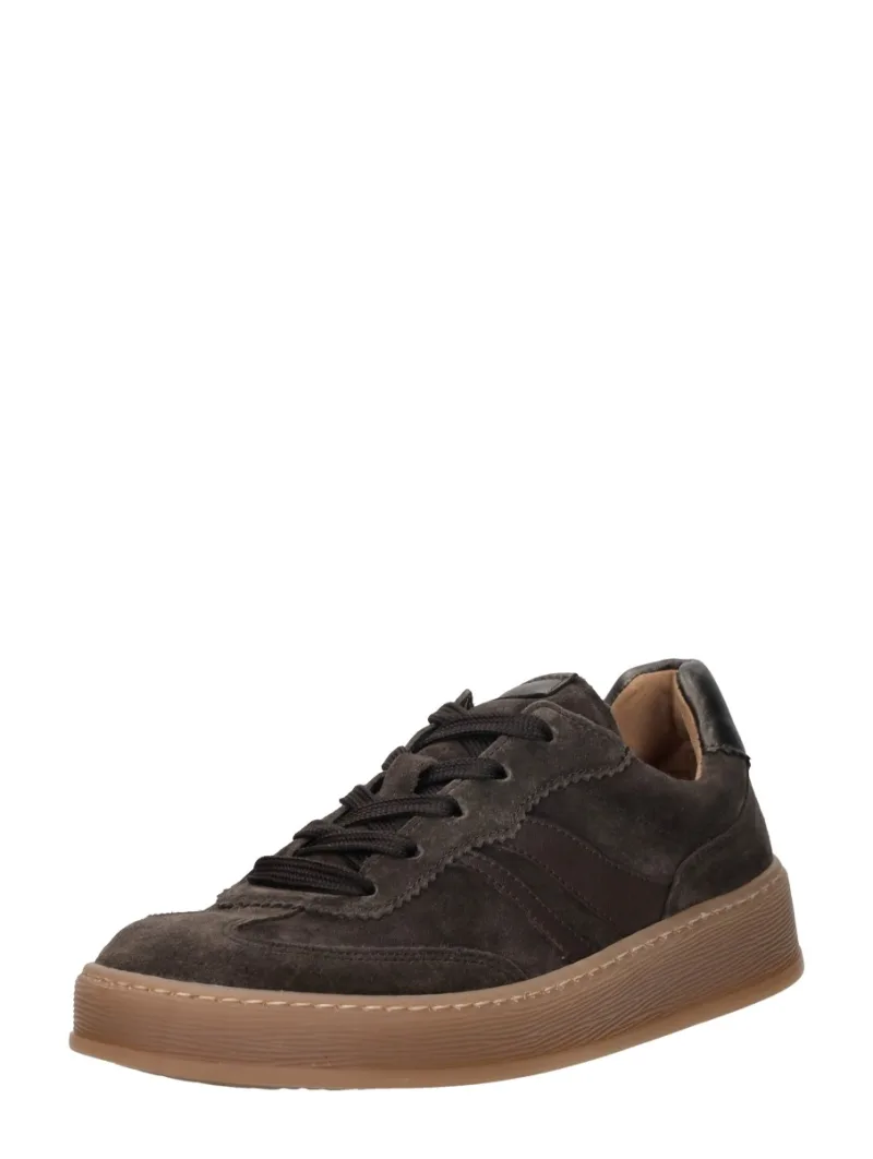 Gabor Sneakers Laag, lage veterschoenen voor dames in donkerbruin, foto 2 van 2