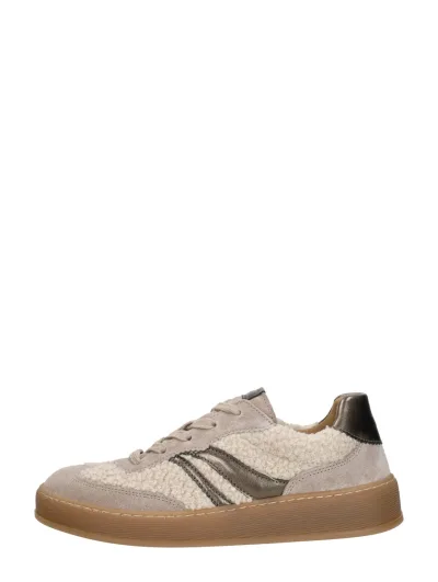 Gabor Sneakers Laag, lage veterschoenen voor dames in beige, foto 1 van 4