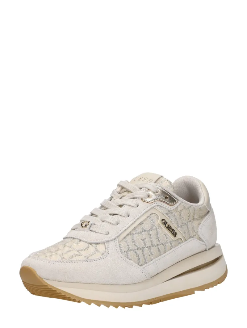 Guess Energy 5, lage sneakers voor dames in wit, foto 2 van 2