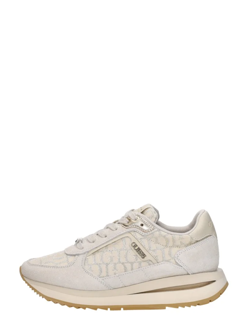 Guess Energy 5, lage sneakers voor dames in wit