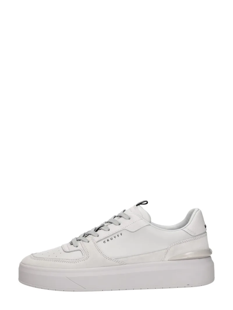 Cruyff Surefire Tennis licht grijs, lage sneakers voor heren in lichtgrijs