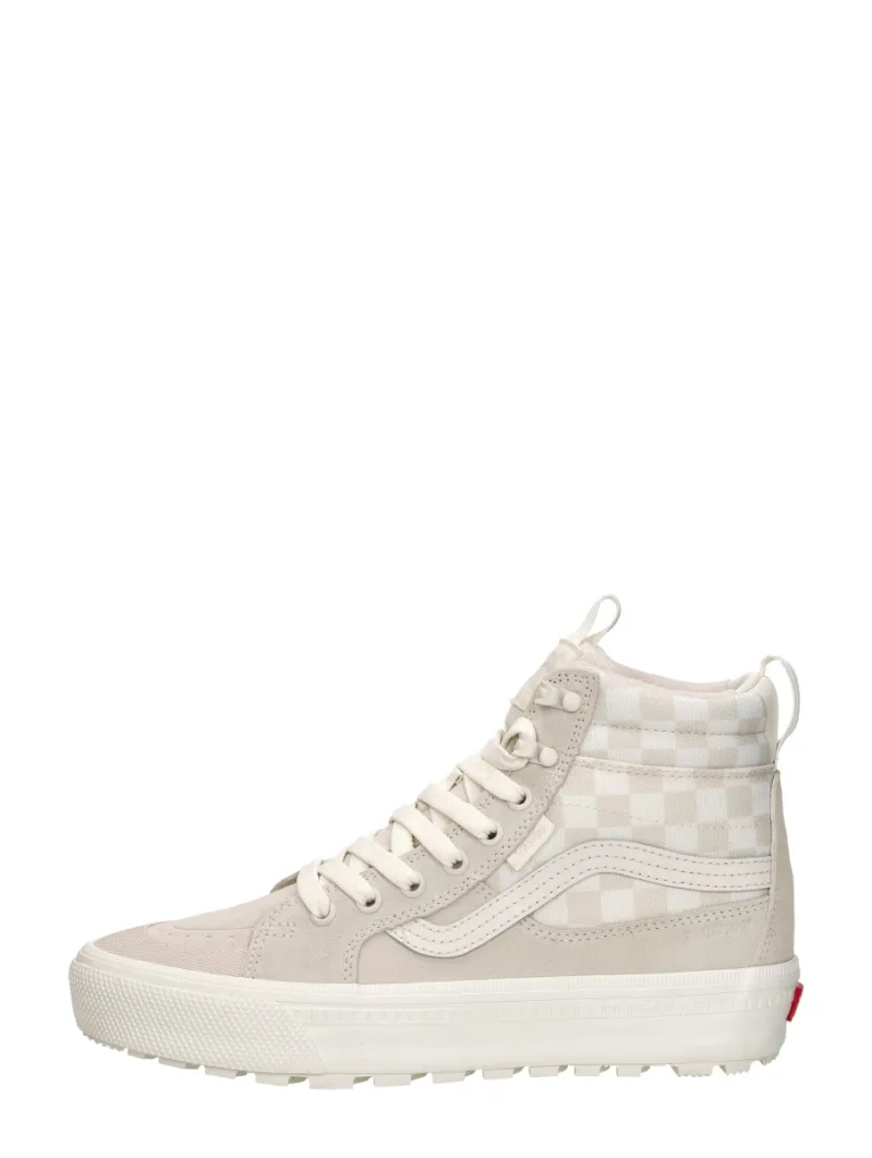 Vans Sk8-Hi Waterproof, hoge veterschoenen voor dames in beige