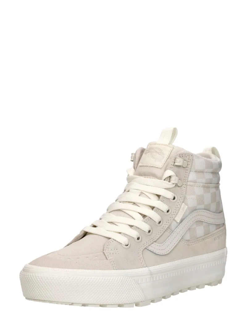 Vans Sk8-Hi Waterproof, hoge veterschoenen voor dames in beige, foto 2 van 2