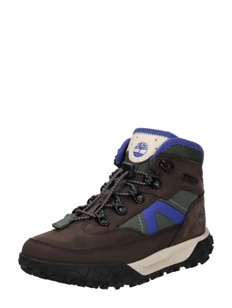 Timberland GreenStride Motion, hoge veterschoenen voor jongens in donkerbruin, foto 2 van 2