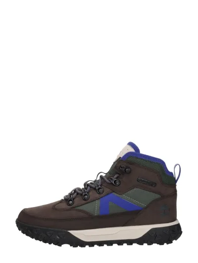 Timberland GreenStride Motion, hoge veterschoenen voor jongens in donkerbruin, foto 1 van 4