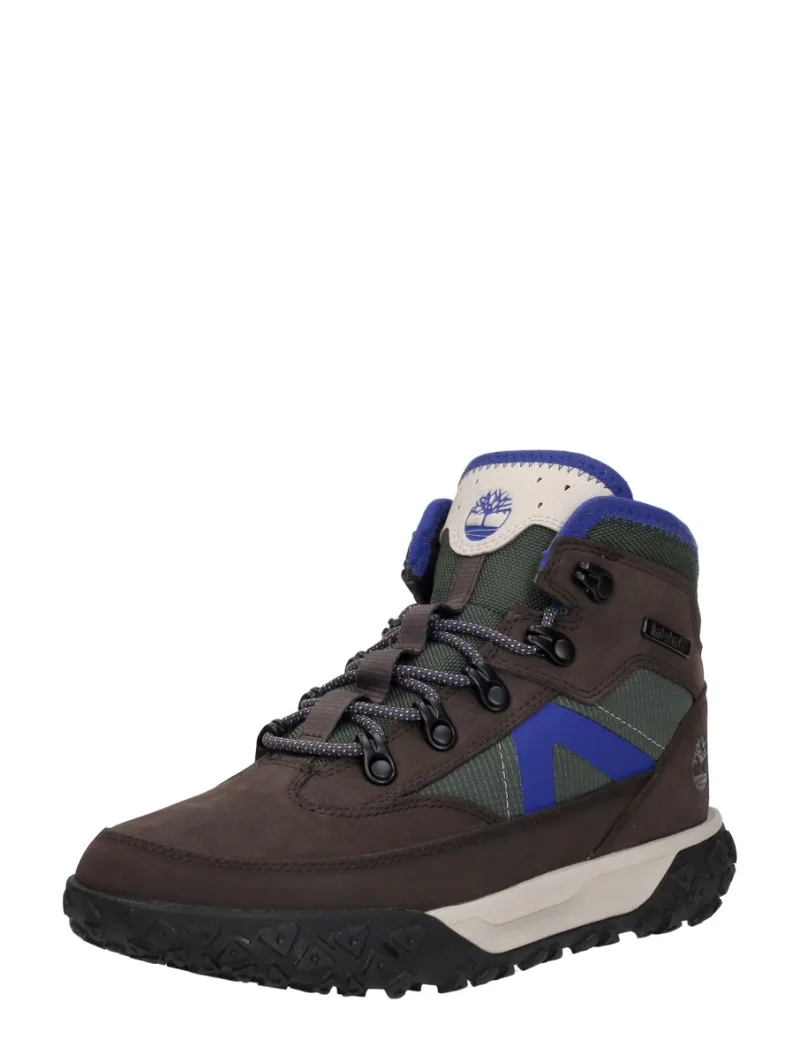 Timberland GreenStride Motion, hoge veterschoenen voor jongens in donkerbruin, foto 2 van 2