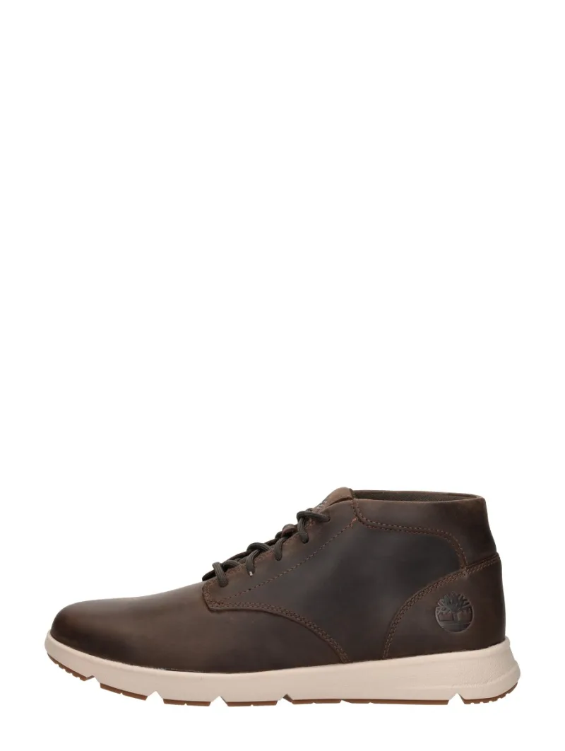 Timberland Parker Street, hoge veterschoenen voor heren in donkerbruin