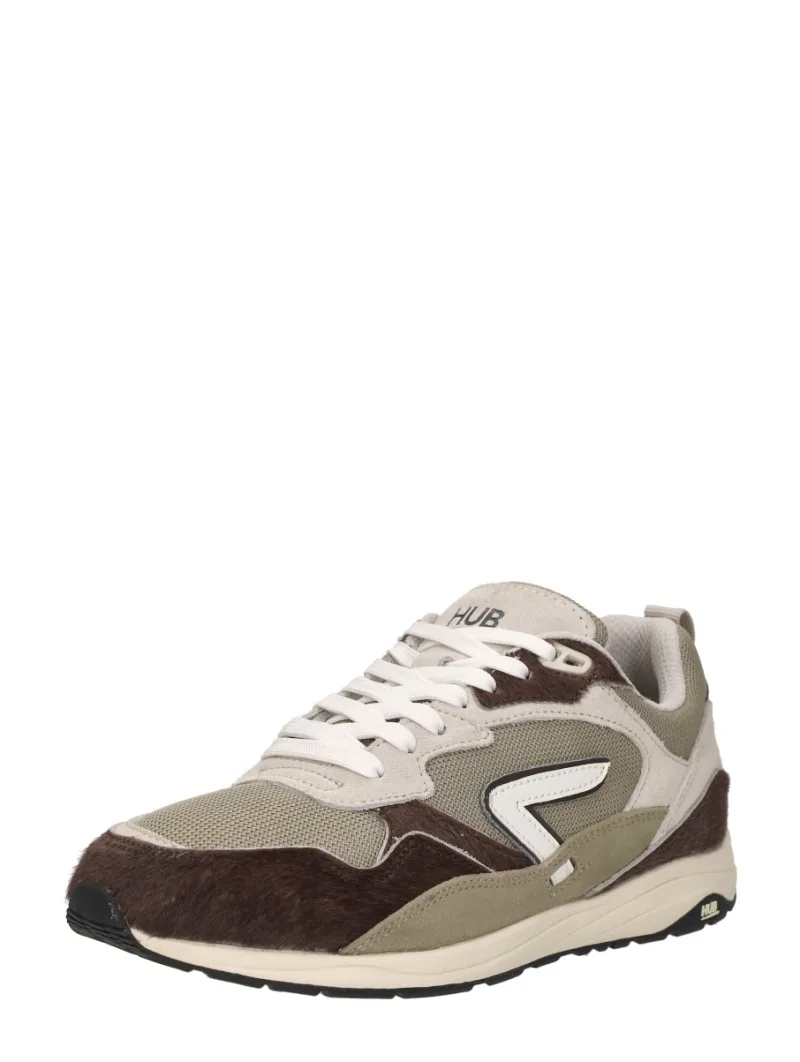 Hub Glide 2.0, lage sneakers voor dames in donkerbruin, foto 2 van 2