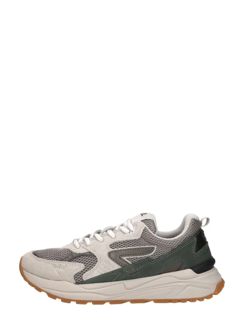 Hub Grid, lage sneakers voor dames in grijs