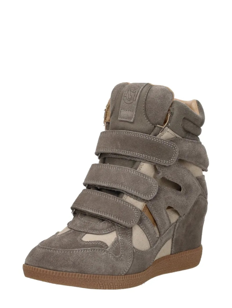 Steve Madden Mavis, hoge sneakers voor dames in khaki, foto 2 van 2