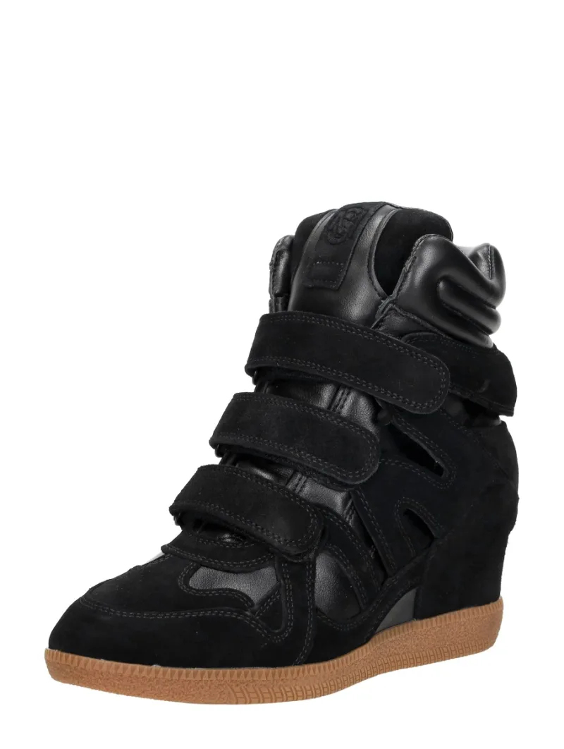 Steve Madden Mavis, hoge sneakers voor dames in zwart, foto 2 van 2