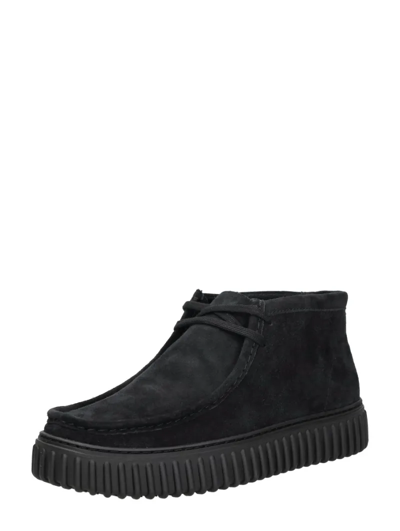Clarks Torhill Hi, hoge veterschoenen voor heren in zwart, foto 2 van 2