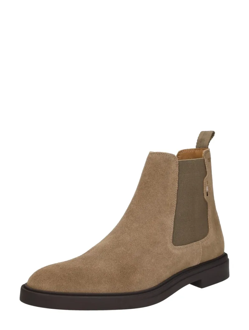 Hugo Boss Calev Cheb, enkellaarsjes & boots voor heren in beige, foto 2 van 2