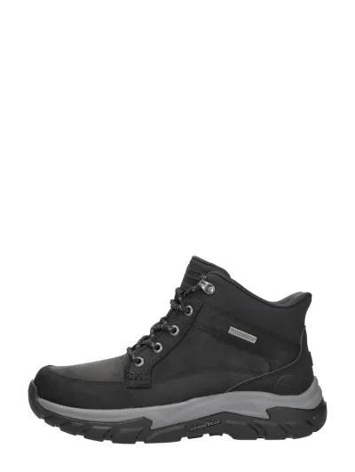 Skechers Slip-Ins Waterproof Relaxed Fit, hoge veterschoenen voor heren in zwart, foto 1 van 4
