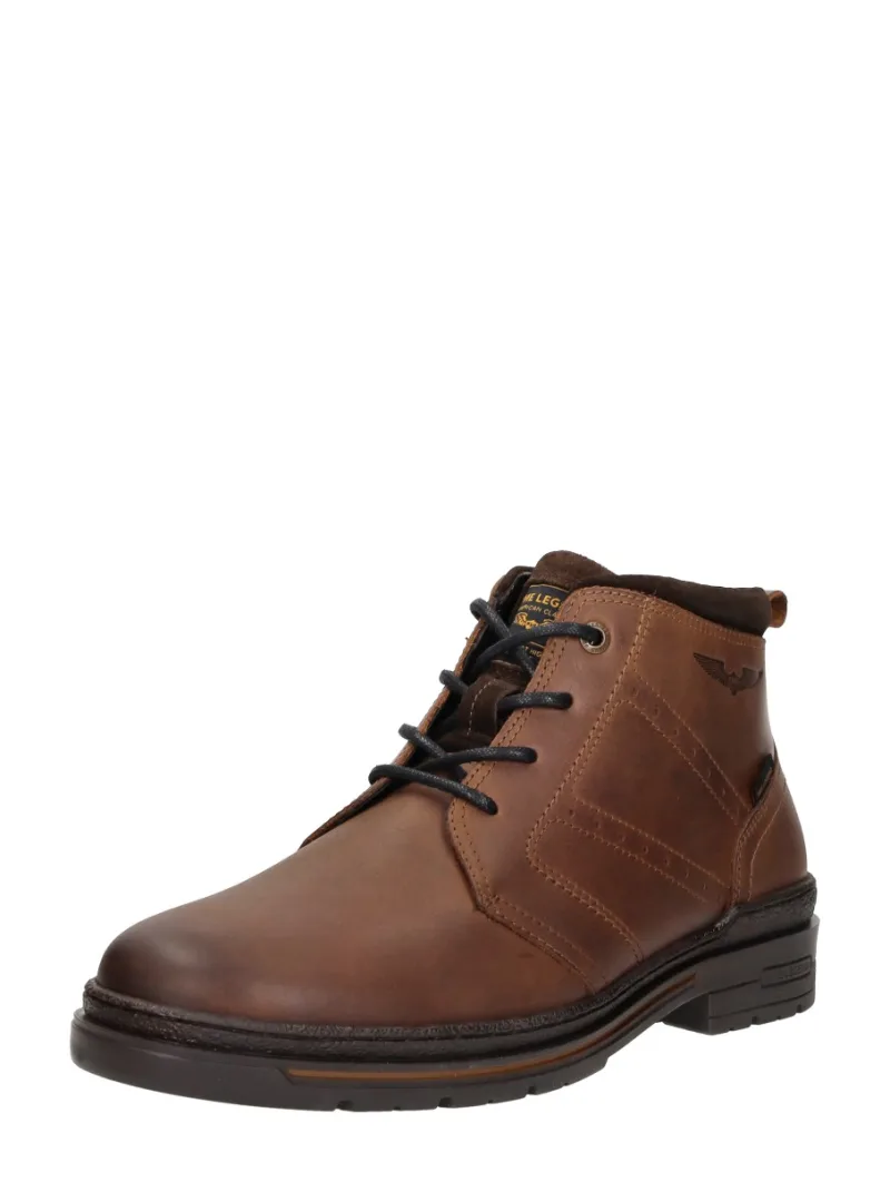 PME Legend Tarmac DB-10, hoge veterschoenen voor heren in cognac, foto 2 van 2