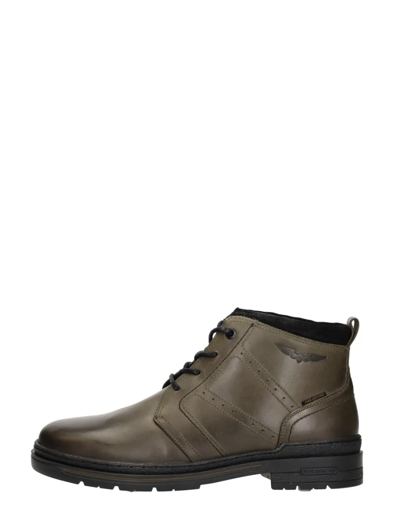 PME Legend Tarmac DB-10, hoge veterschoenen voor heren in groen
