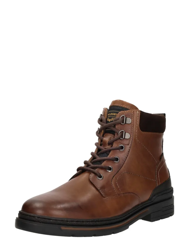 PME Legend Tarmac LB-20, hoge veterschoenen voor heren in cognac, foto 2 van 2