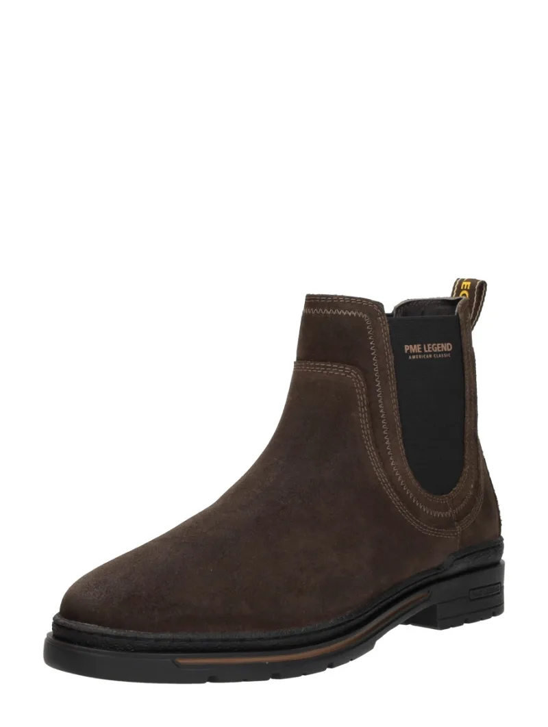 PME Legend Tarmac CB-10, enkellaarsjes & boots voor heren in donkerbruin, foto 2 van 2