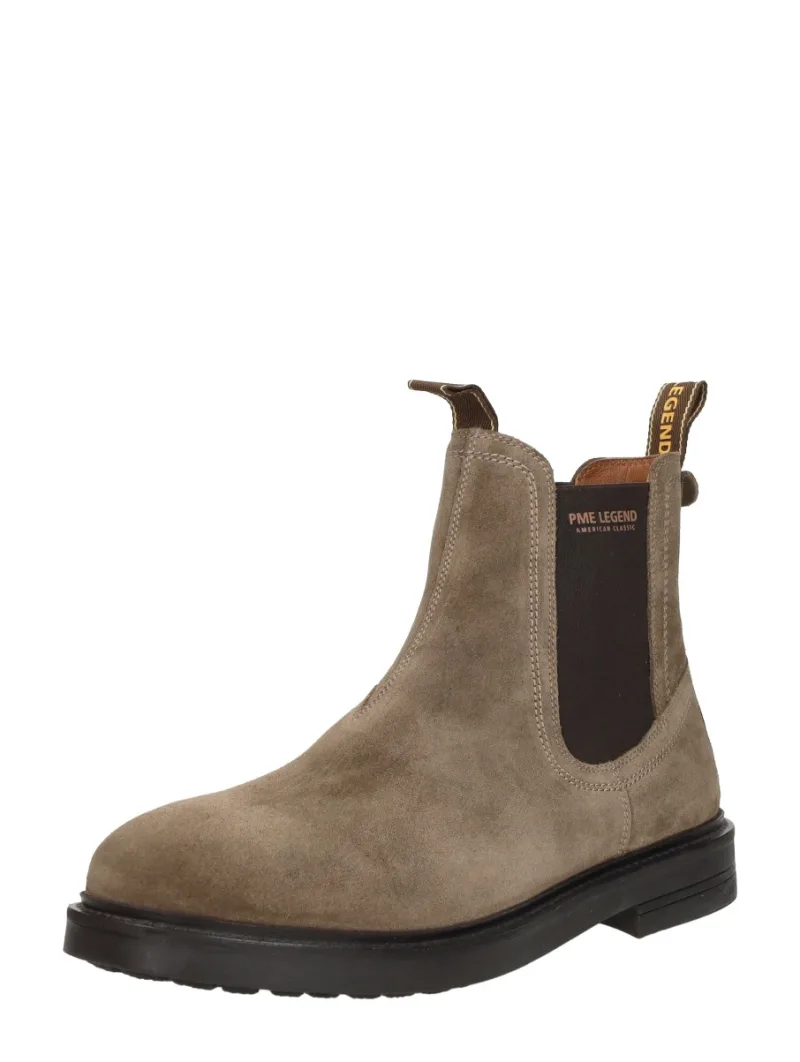 PME Legend Yoke CB-10, enkellaarsjes & boots voor heren in taupe, foto 2 van 2