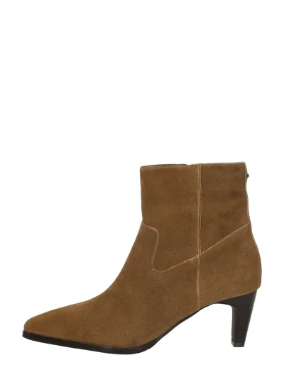 Mexx Vera Tate, enkellaarsjes hak voor dames in cognac, foto 1 van 4