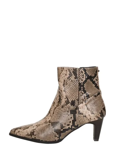 Mexx Vera Tate, enkellaarsjes hak voor dames in beige, foto 1 van 4