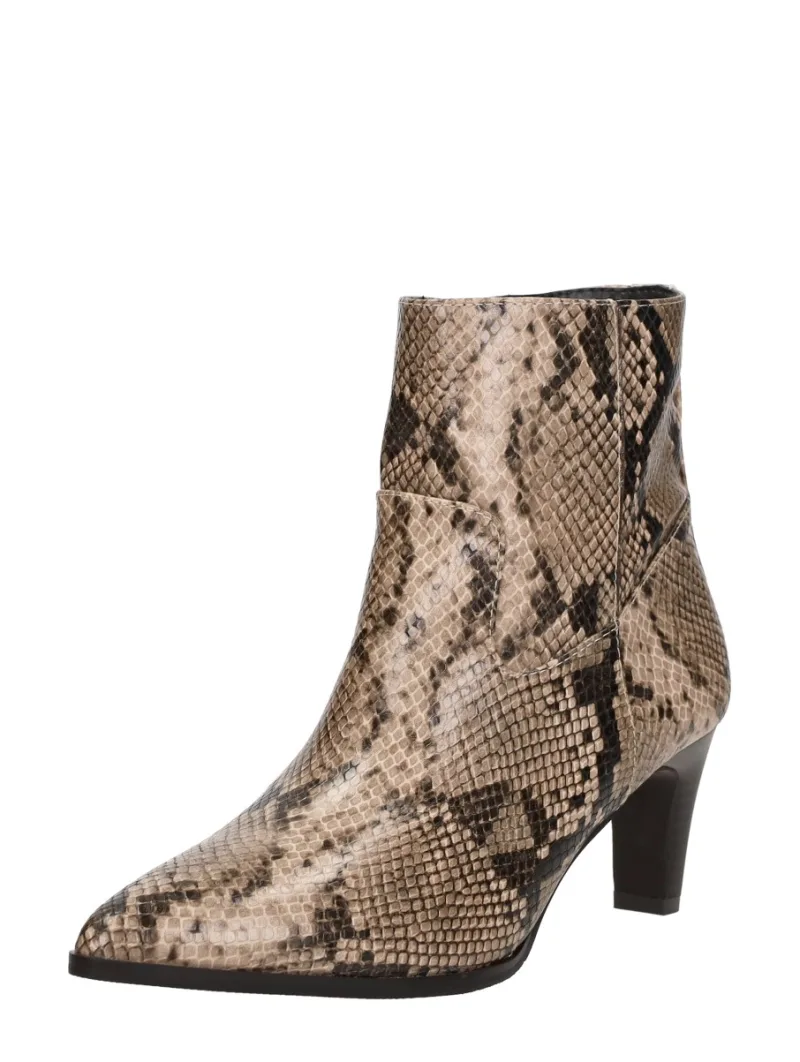 Mexx Vera Tate, enkellaarsjes hak voor dames in beige, foto 2 van 2