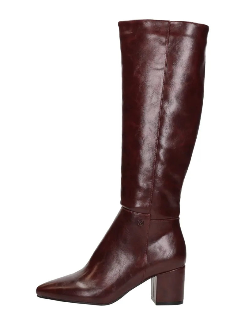 Mexx Pluck Mila, lange laarzen voor dames in bordeaux