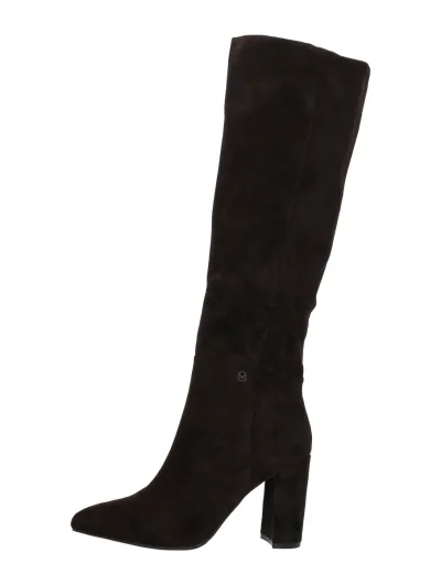 Mexx Krystal Indy, lange laarzen voor dames in donkerbruin, foto 1 van 4