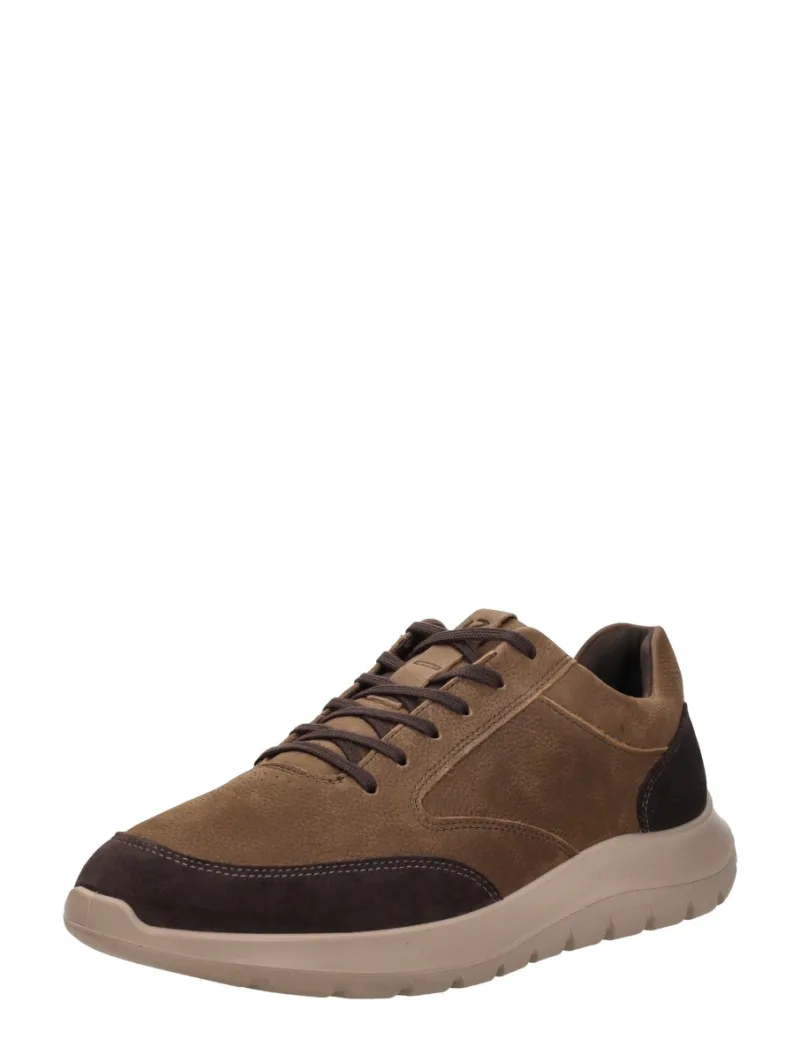 ECCO City Stride, lage veterschoenen voor heren in cognac, foto 2 van 2