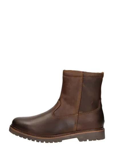 Sub55 Enkellaarzen, enkellaarsjes & boots voor heren in cognac, foto 1 van 4