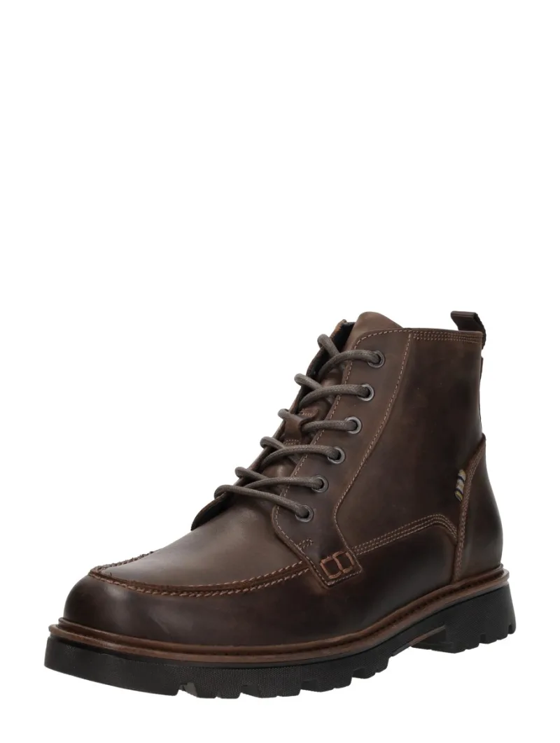 Sub55 Veterschoenen Hoog, hoge veterschoenen voor heren in donkerbruin, foto 2 van 2